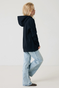 Logotrade corporate gifts photo of: Iqoniq Yengo kids recycled cotton hoodie with sidepockets