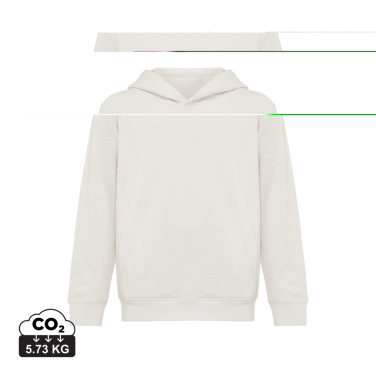 Logo trade promotional giveaways image of: Iqoniq Yengo kids recycled cotton hoodie with sidepockets