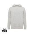 Iqoniq Yengo recycled cotton hoodie with sidepockets, light heather grey