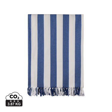 Logo trade promotional gifts image of: VINGA Ornos GRS recycled cotton hammam towel