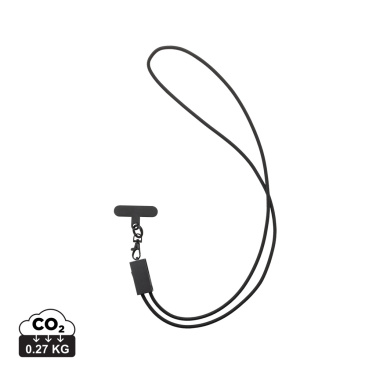 Logotrade promotional gift picture of: Terra RCS recycled PET phone cord with dual charge cable