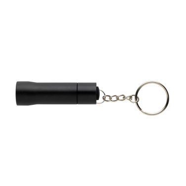 Logotrade promotional item image of: Flash RCS recycled aluminium keychain torch