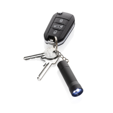 Logo trade advertising products image of: Flash RCS recycled aluminium keychain torch