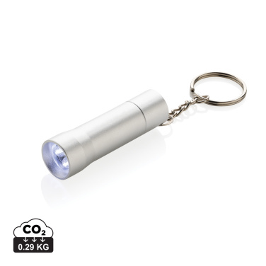 Logotrade advertising product picture of: Flash RCS recycled aluminium keychain torch