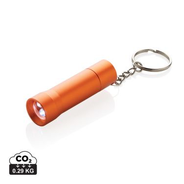 Logotrade business gift image of: Flash RCS recycled aluminium keychain torch