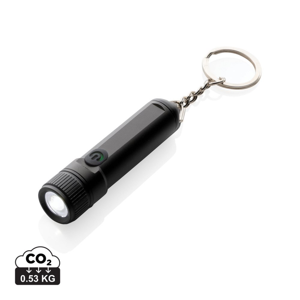 Logotrade advertising products photo of: Gear X rechargeable ultra bright keychain torch