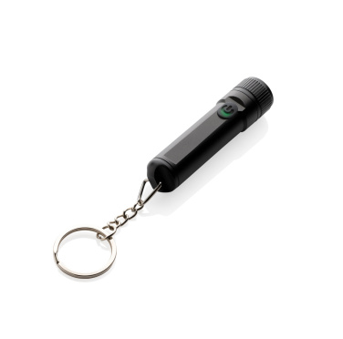 Logo trade promotional gifts image of: Gear X rechargeable ultra bright keychain torch