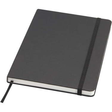 Logo trade advertising product photo of: Holm A5 stone paper hard cover notebook with lined pages