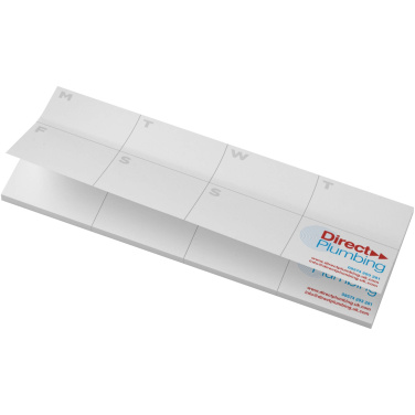 Logo trade promotional products picture of: Sticky-Mate® recycled sticky notes with printed planner