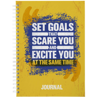 Logotrade promotional item image of: Desk-Mate® A5 hard cover journal