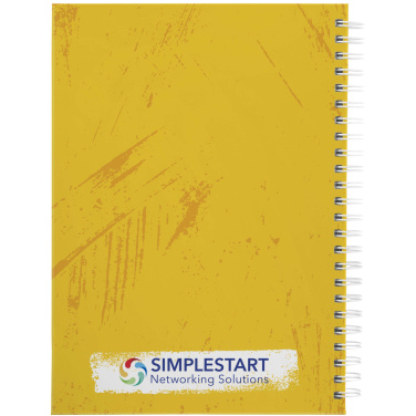 Logo trade promotional merchandise image of: Desk-Mate® A5 hard cover journal