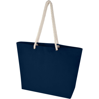 Logo trade promotional merchandise photo of: Florida 270 g/m² GRS recycled beach tote bag 18L