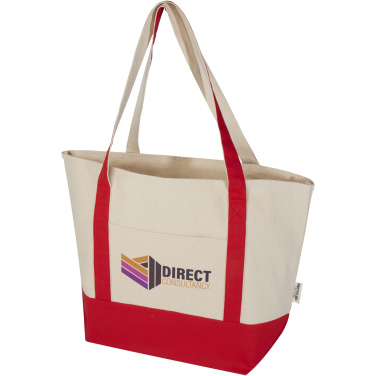 Logotrade promotional item image of: Sam 320 g/m² GRS recycled cotton tote bag