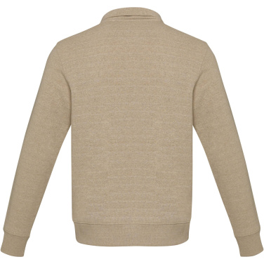 Logo trade promotional merchandise image of: Tin unisex Aware™ recycled quarter zip sweater 