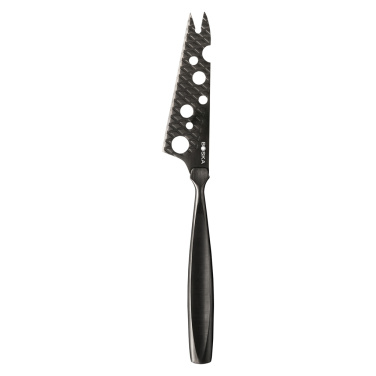 Logotrade promotional item picture of: BOSKA Cheese Knife Set Monaco+ Black