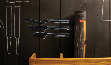 Logotrade promotional item picture of: BOSKA Cheese Knife Set Monaco+ Black