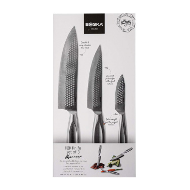 Logotrade promotional merchandise photo of: BOSKA Kitchen Knives Monaco+, set of 3