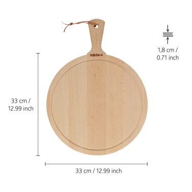 Logo trade promotional gift photo of: BOSKA Serving Board Round Amigo L