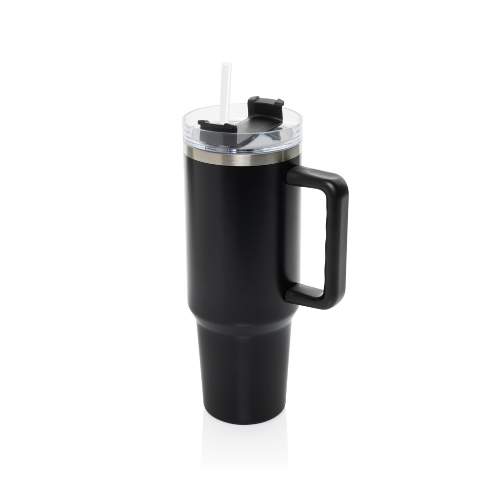 Logotrade promotional giveaway image of: Stadley RCS recycled steel tumbler 1200ML