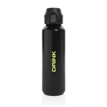 Logo trade promotional merchandise picture of: Via RCS Re-steel lockable sport bottle 600ML