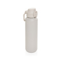 Via RCS Re-steel lockable sport bottle 600ML, beige