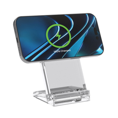 Logotrade promotional merchandise photo of: Magcharge 15W magnetic wireless charging stand