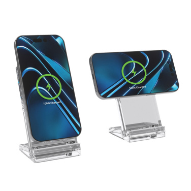 Logotrade business gift image of: Magcharge 15W magnetic wireless charging stand
