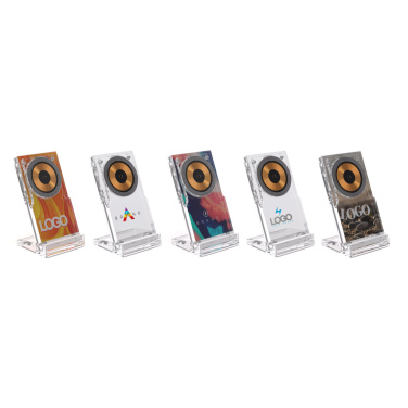Logo trade promotional item photo of: Magcharge 15W magnetic wireless charging stand