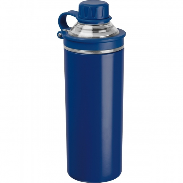 Logo trade promotional merchandise image of: Double-walled stainless steel bottle Monza