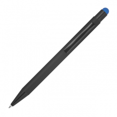 Logo trade promotional giveaways image of: Metal ballpoint pen with touch function Ohara