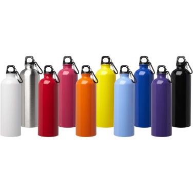 Logo trade promotional merchandise picture of: Oregon 750 ml RCS certified single wall stainless steel water bottle with carabiner