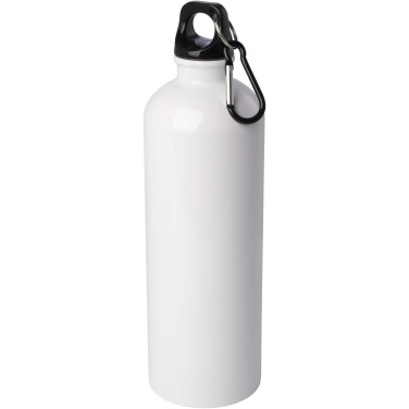 Logo trade promotional giveaways image of: Oregon 750 ml RCS certified single wall stainless steel water bottle with carabiner