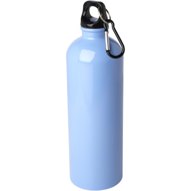 Logotrade promotional products photo of: Oregon 750 ml RCS certified single wall stainless steel water bottle with carabiner