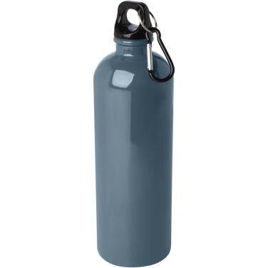Logotrade advertising product picture of: Oregon 750 ml RCS certified single wall stainless steel water bottle with carabiner