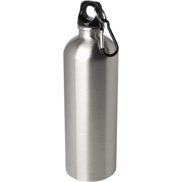 Logo trade advertising products picture of: Oregon 750 ml RCS certified single wall stainless steel water bottle with carabiner
