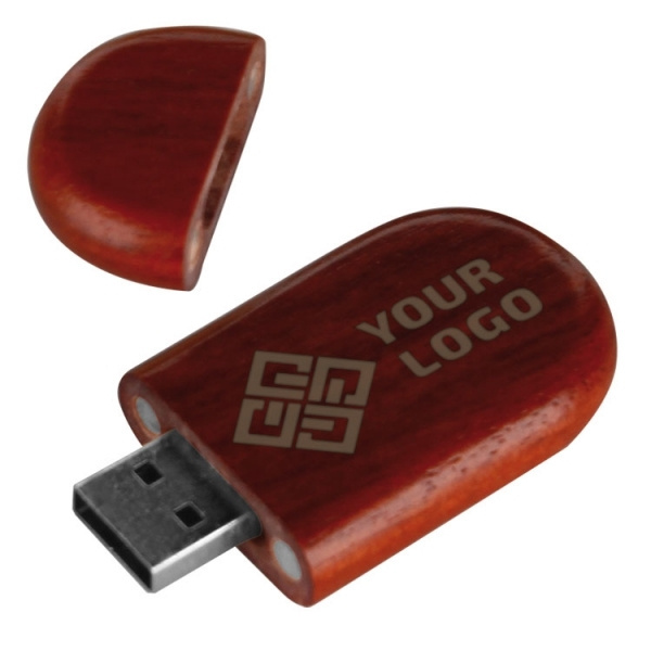 Logotrade promotional giveaway picture of: Wooden USB stick