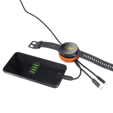 Logo trade advertising products image of: Big cable 4in1 with illuminated logo - i5w