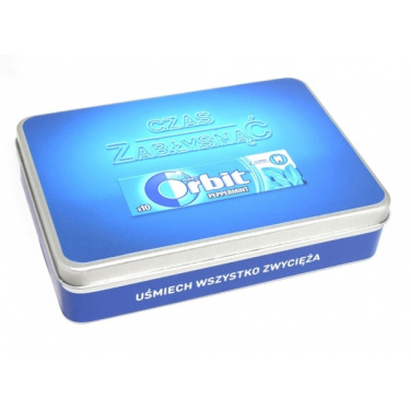 Logotrade advertising product image of: Metal box 18x12,6x4 cm