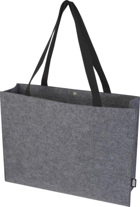 Logo trade promotional items image of: Felta GRS recycled felt gusset tote bag 20L