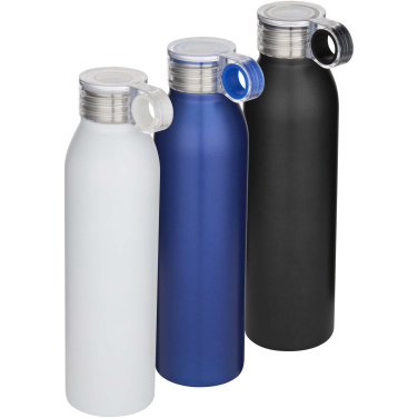 Logo trade promotional giveaway photo of: Grom 650 ml RCS recycled stainless steel water bottle