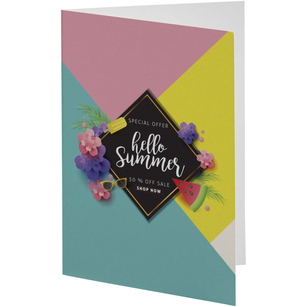 Logotrade promotional item image of: Herald A6 greeting card