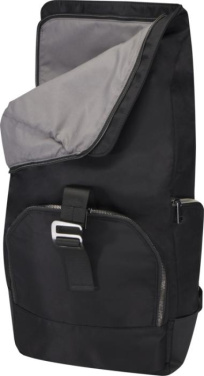 Logo trade advertising products picture of: Rhine 15” GRS recycled rolltop backpack 18L