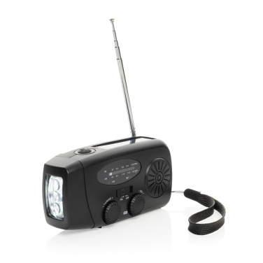 Logo trade corporate gifts picture of: RescueWave RCS recycled plastic emergency radio