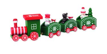Logotrade promotional item picture of: Wooden Christmas train