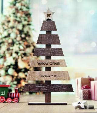 Logo trade promotional gifts picture of: Wooden Christmas tree
