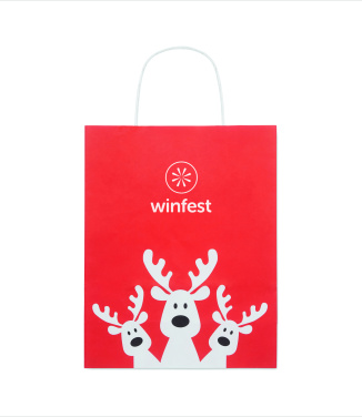 Logo trade promotional products image of: Gift paper bag small