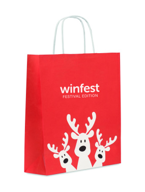 Logo trade promotional gifts image of: Gift paper bag medium