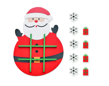 Logo trade promotional gifts image of: Christmas wooden tic tac toe