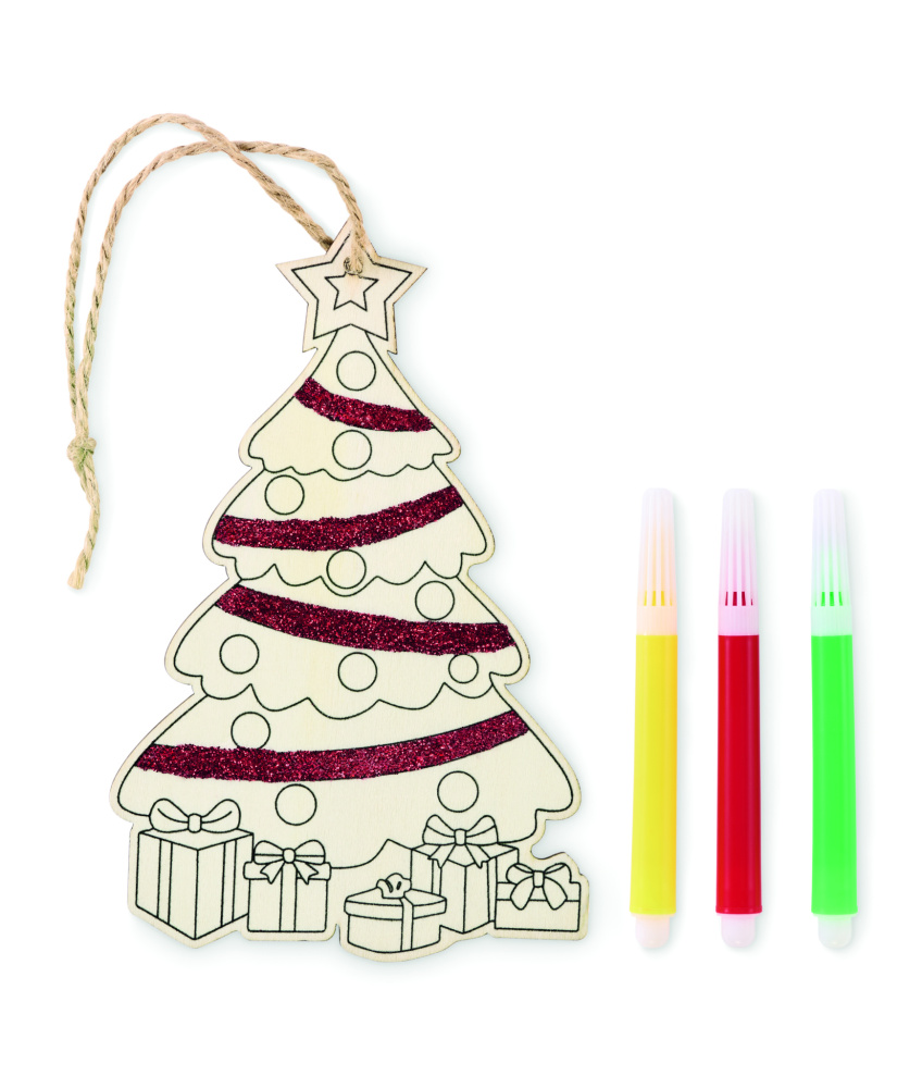 Logo trade promotional gifts image of: Christmas tree ornament