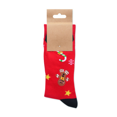Logo trade promotional products picture of: Pair of Christmas socks M